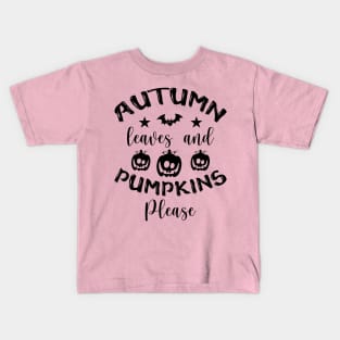 Autumn Pumpkins Kids T-Shirt